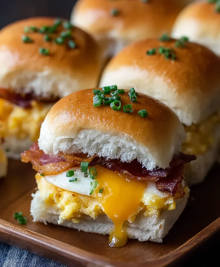 Beef Breakfast Sliders – Easy Hawaiian Roll Recipe