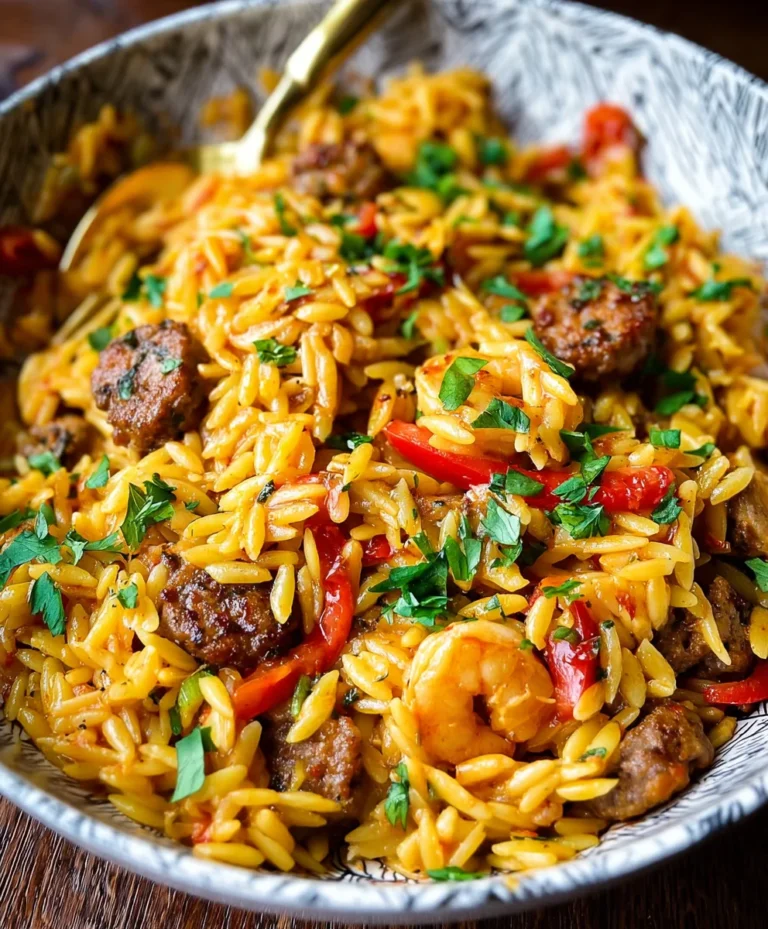 Spicy Cajun Orzo Recipe – Easy & Delicious Beef Meal