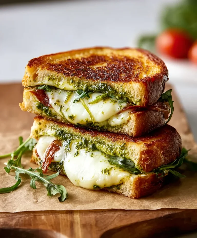 Pesto Grilled Cheese Sandwich- Quick & Delicious Recipe