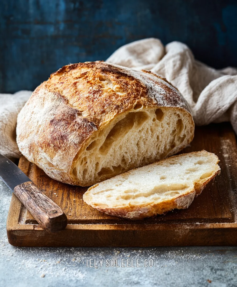 Easy Rustic Bread Recipe-Homemade & Delicious