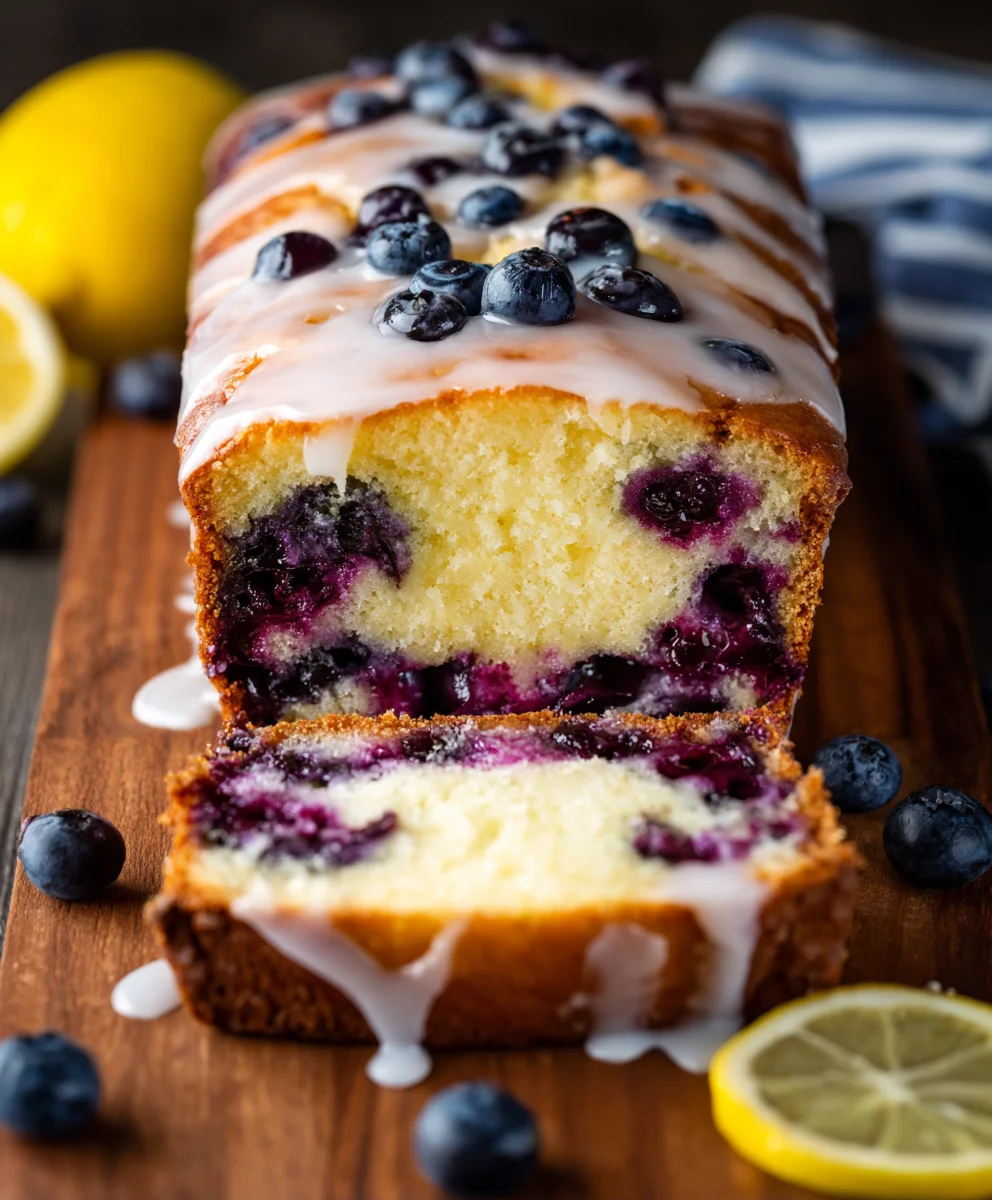 Lemon Blueberry Yogurt Loaf - Easy & Delicious Recipe