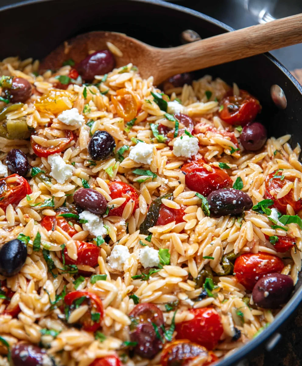 Flavorful Greek Orzo Pasta - Easy & Delicious Recipe