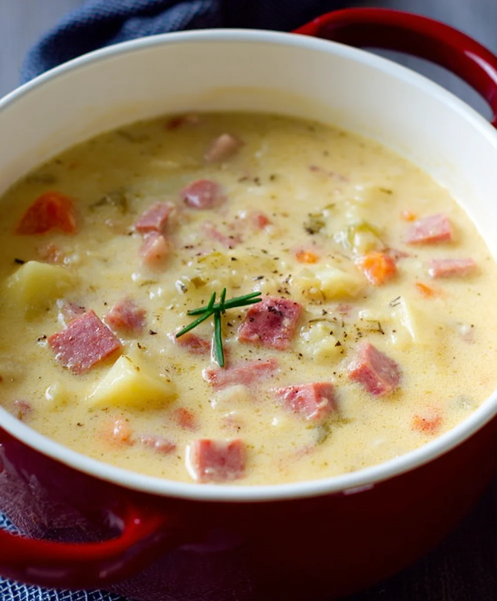 Easy Beef Beef Ham Potato Soup - Comfort in a Bowl