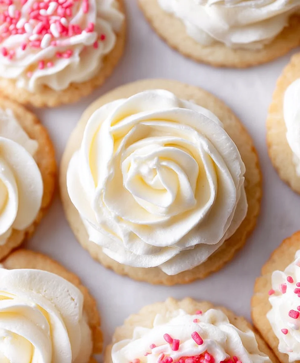 Best Buttercream Sugar Cookies- Easy Recipe