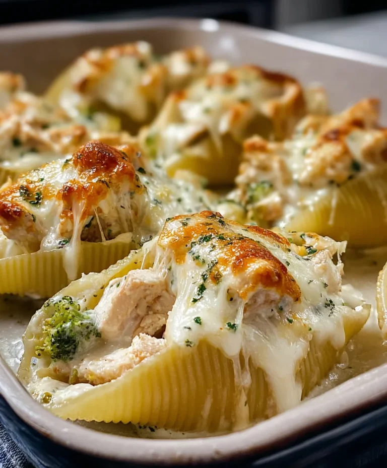 Creamy Alfredo Stuffed Shells Recipe