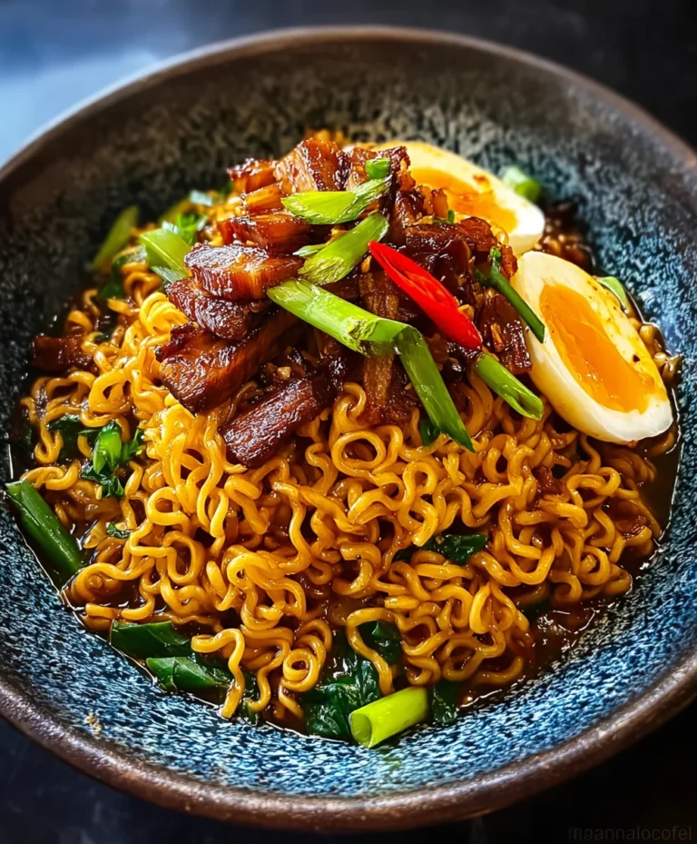 Spicy BBQ Beef Ramen Noodles- Quick & Easy Recipe