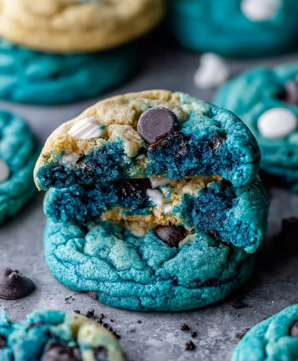 Blue Cookie Monster Cookies Recipe - Fun & Easy