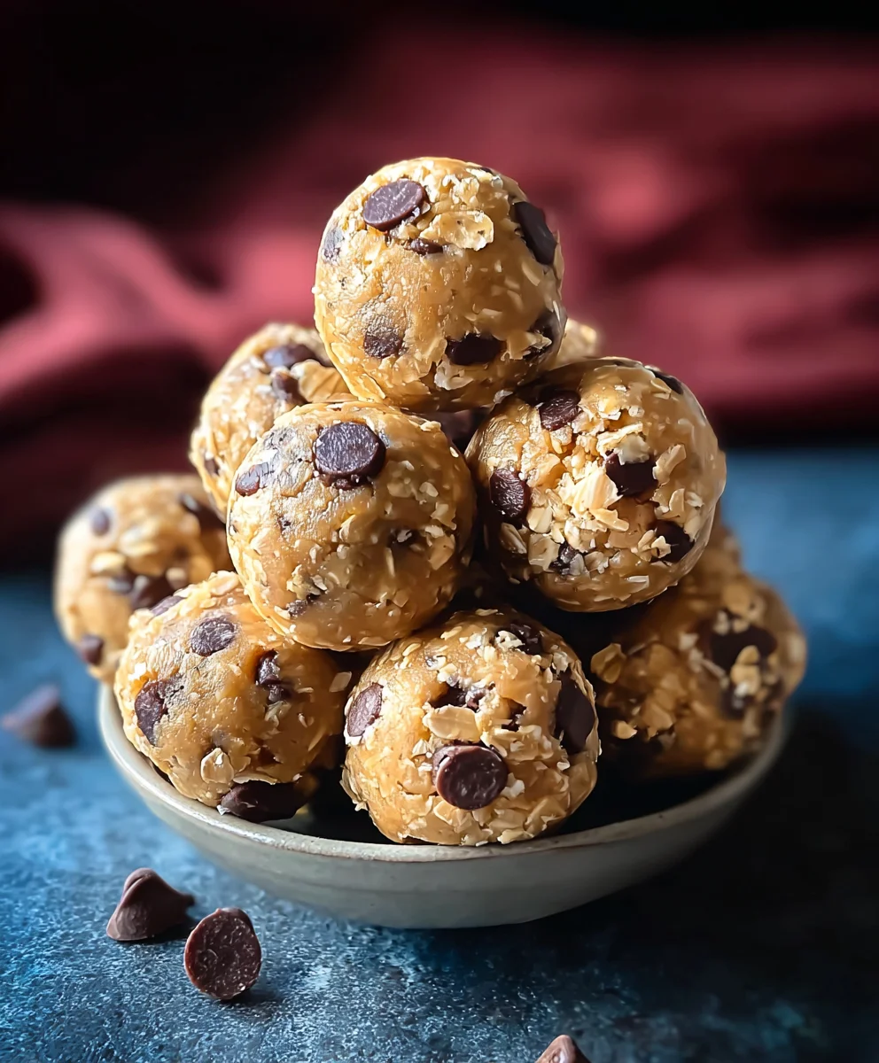 No-Bake Chickpea Cookie Bites - Easy Healthy Treat