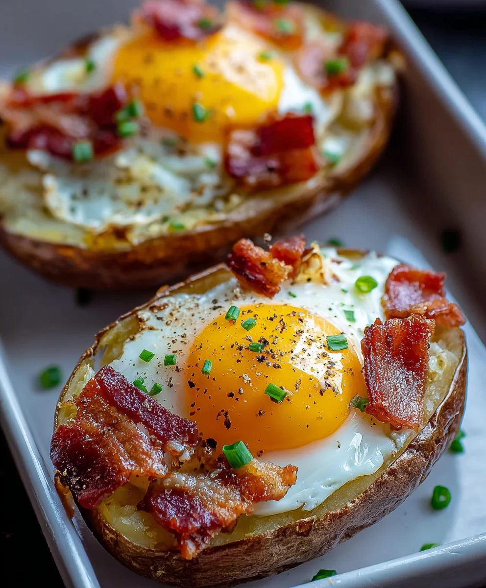 Double Baked Beef Beef Bacon Egg Potatoes-Ultimate Flavor