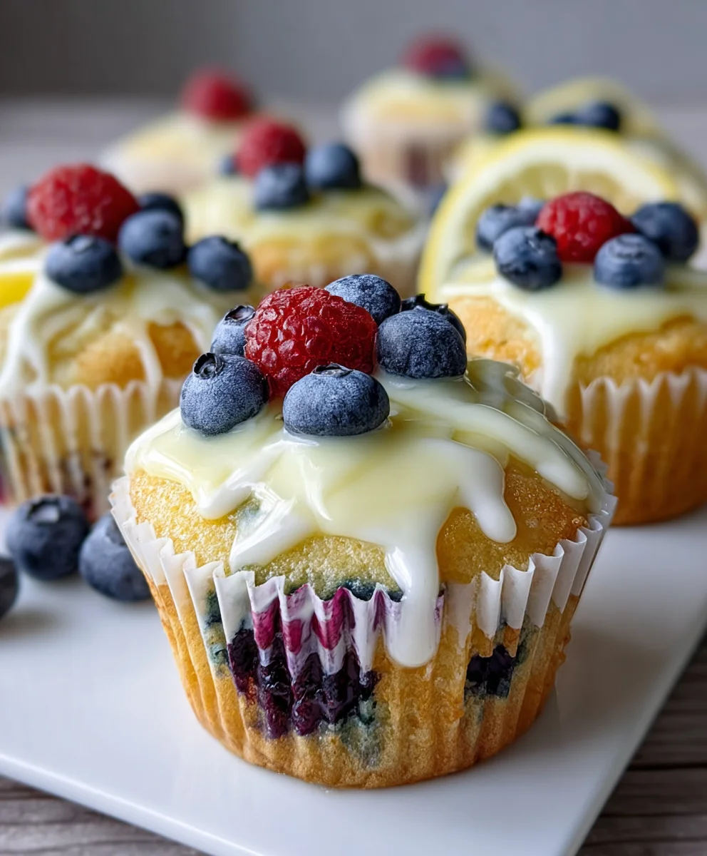 Summer Lemon Berry Cupcakes - Fresh & Easy Recipe