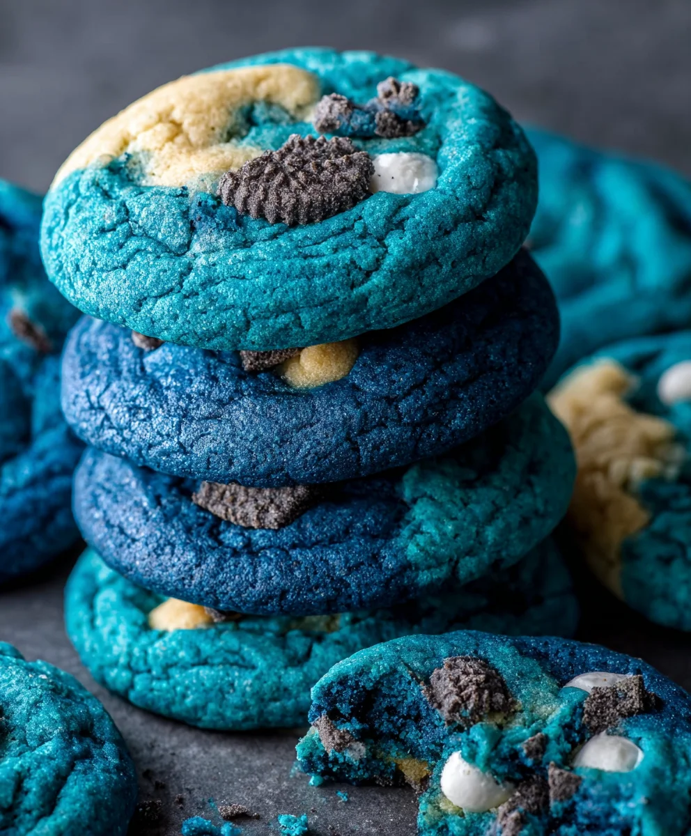 Blue Cookie Monster Cookies Recipe - Fun & Easy