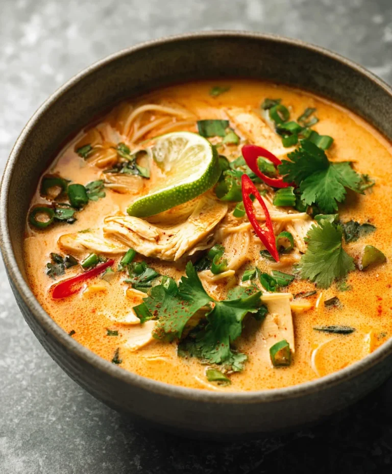 Easy Thai Chicken Curry Soup Recipe