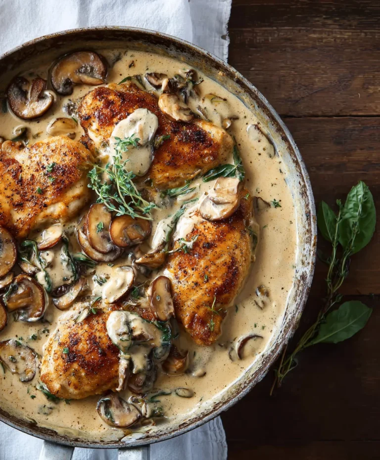 Creamy Mushroom Chicken – Easy Dinner Delight