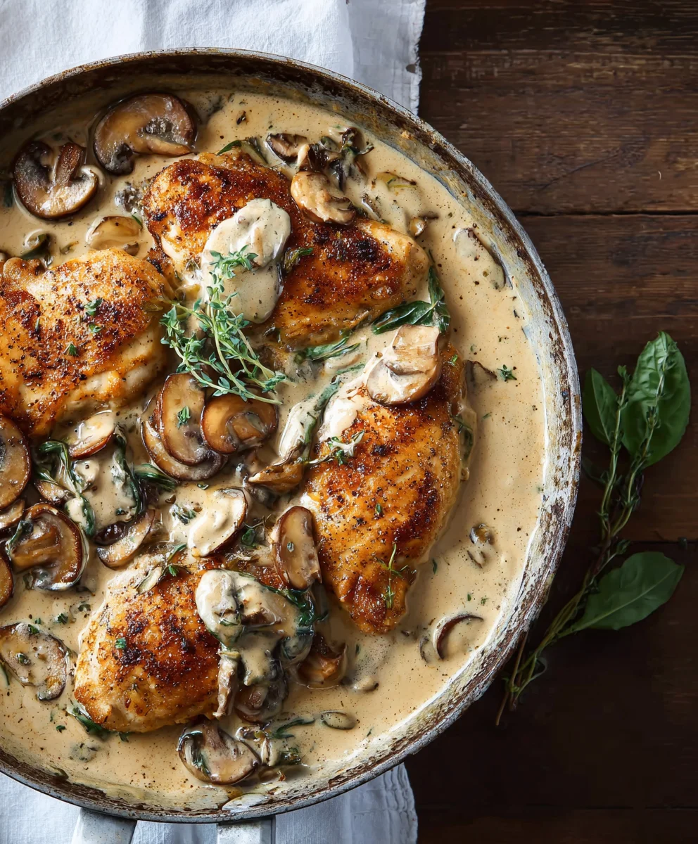 Creamy Mushroom Chicken - Easy Dinner Delight