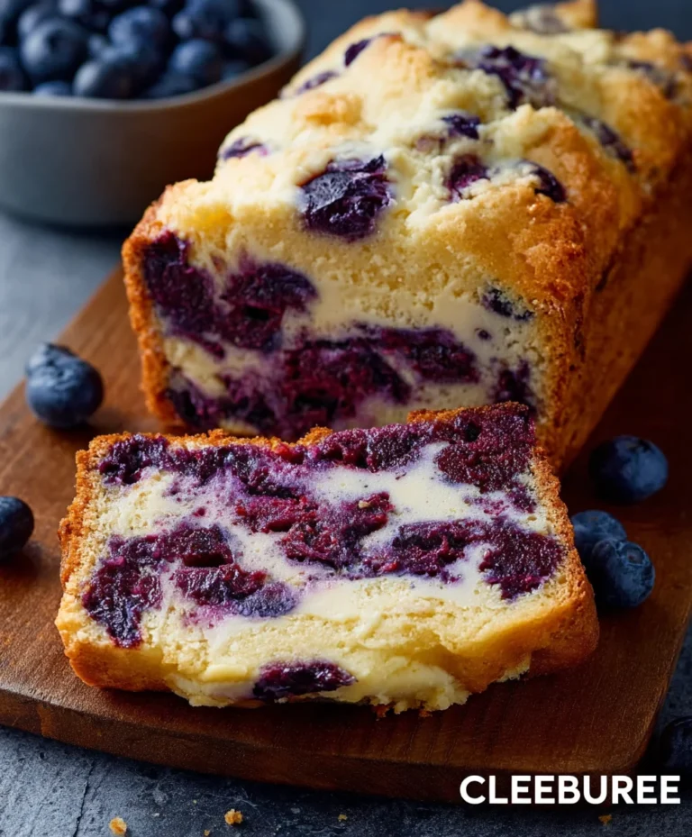 Blueberry Cream Cheese Loaf-Easy & Delicious Recipe