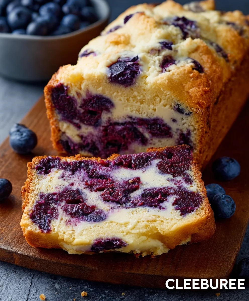 Blueberry Cream Cheese Loaf-Easy & Delicious Recipe