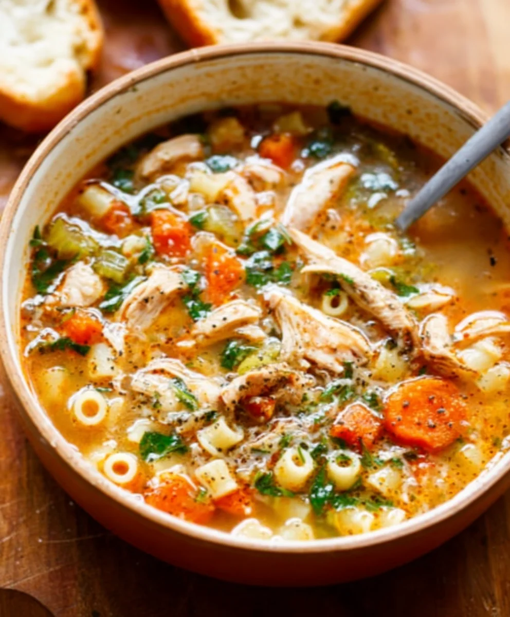 Sicilian Chicken Soup - Flavorful Italian Recipe