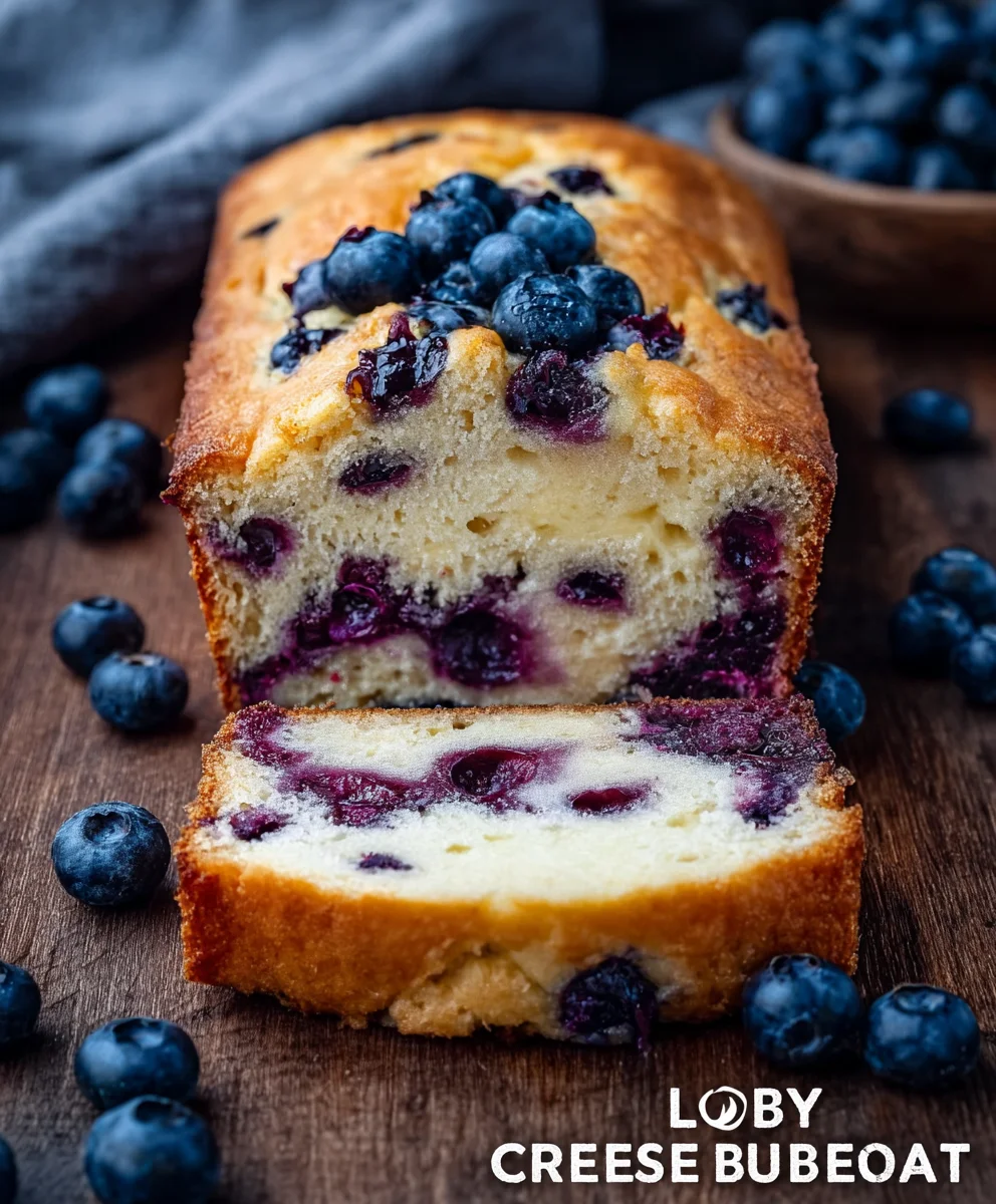 Blueberry Cream Cheese Loaf-Easy & Delicious Recipe