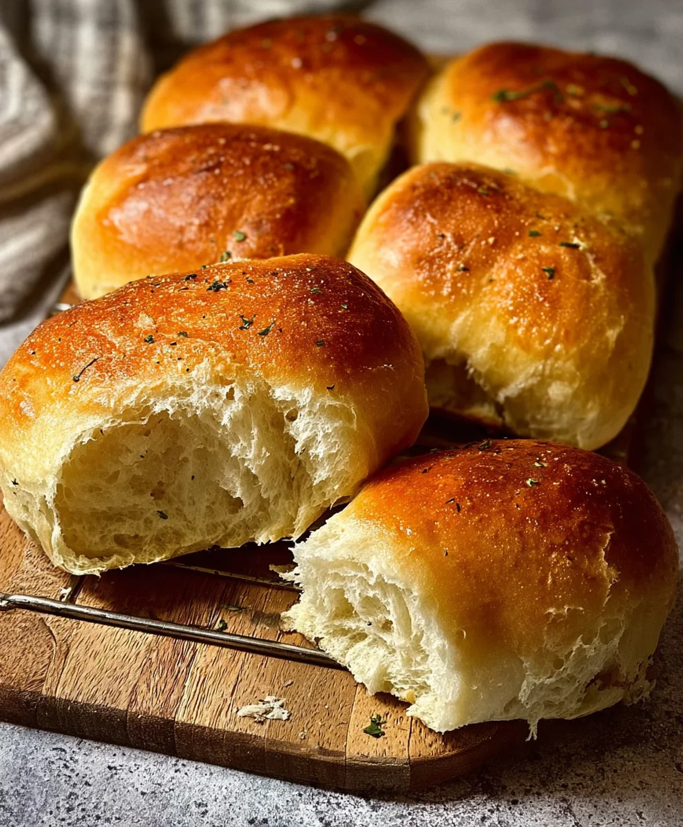 Easy No Knead Sandwich Rolls - Hour Recipe