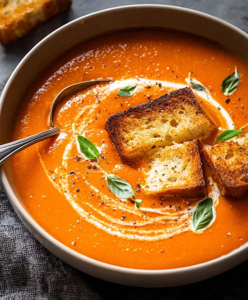 Best Homemade Tomato Soup - Easy & Delicious