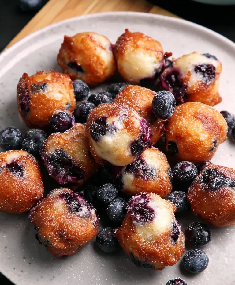 Easy Mini Blueberry Fritters Recipe-Quick Sweet Bites