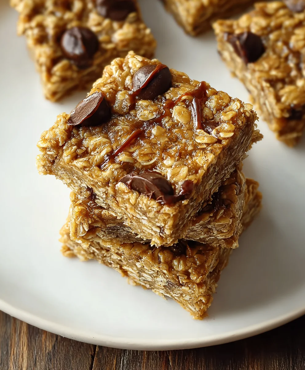 Simple Banana Oat Bars - Easy & Healthy Treat