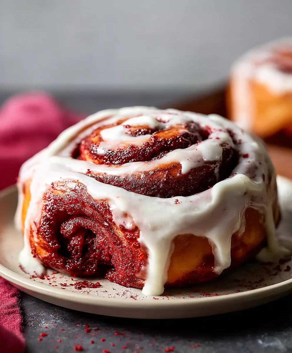 Red Velvet Cinnamon Rolls-Scratch Recipe-Yummy Treat