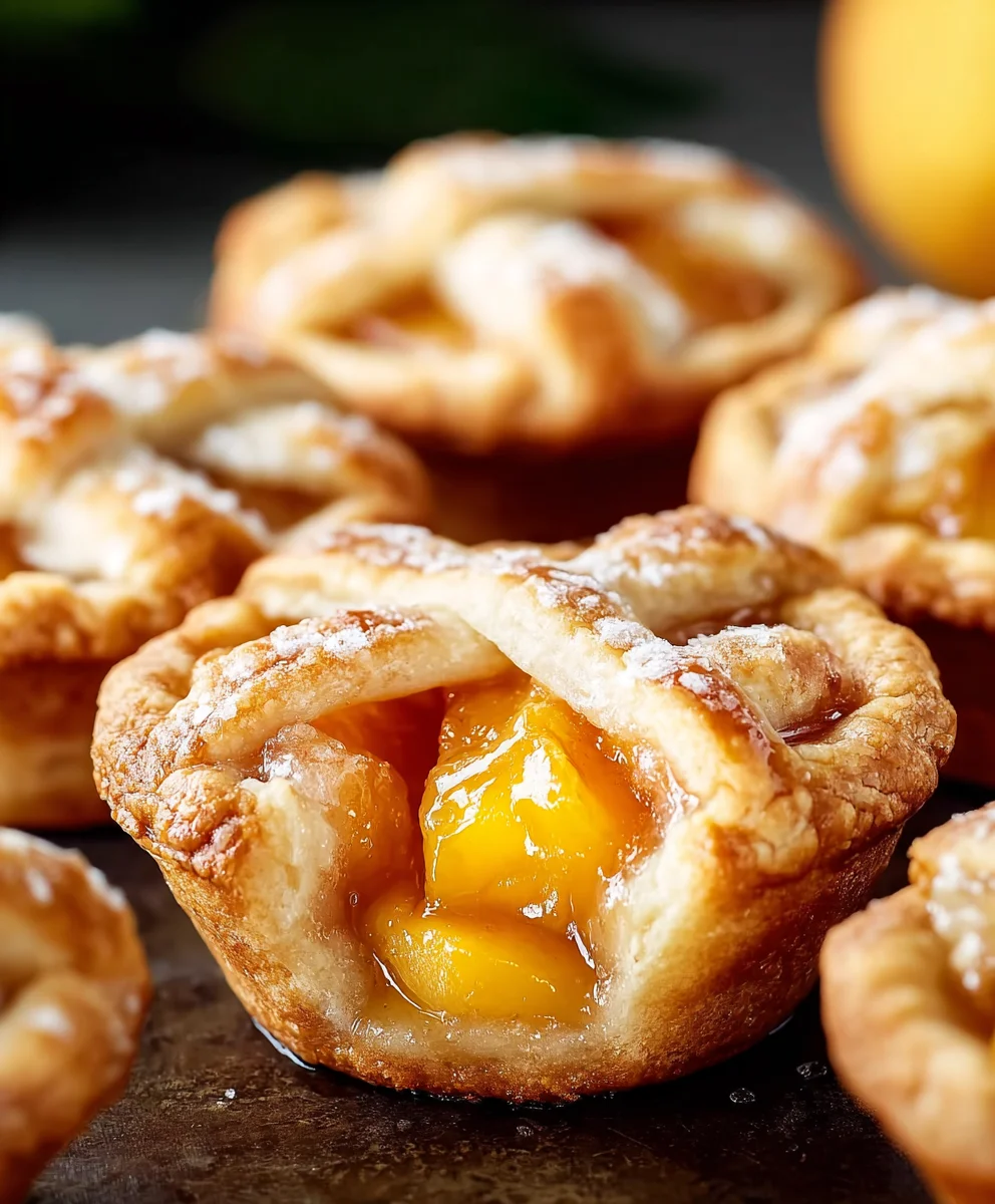 Easy Mini Peach Pies - Delicious Summer Dessert