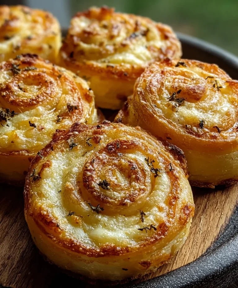 Easy French Cheese Pinwheels- Savory Appetizer