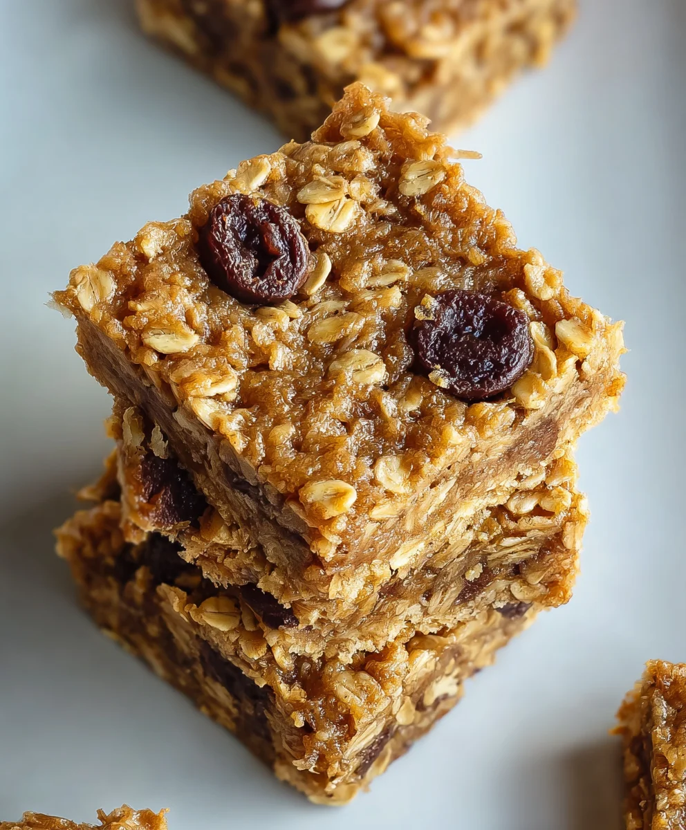 Simple Banana Oat Bars - Easy & Healthy Treat