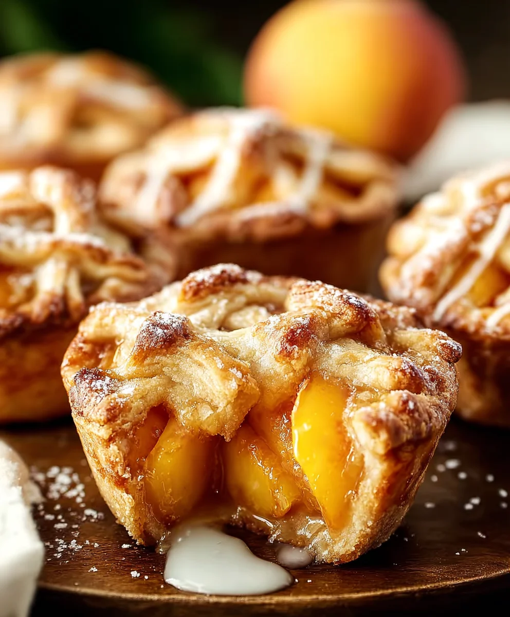 Easy Mini Peach Pies - Delicious Summer Dessert