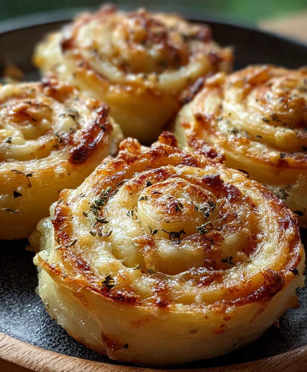 Easy French Cheese Pinwheels- Savory Appetizer