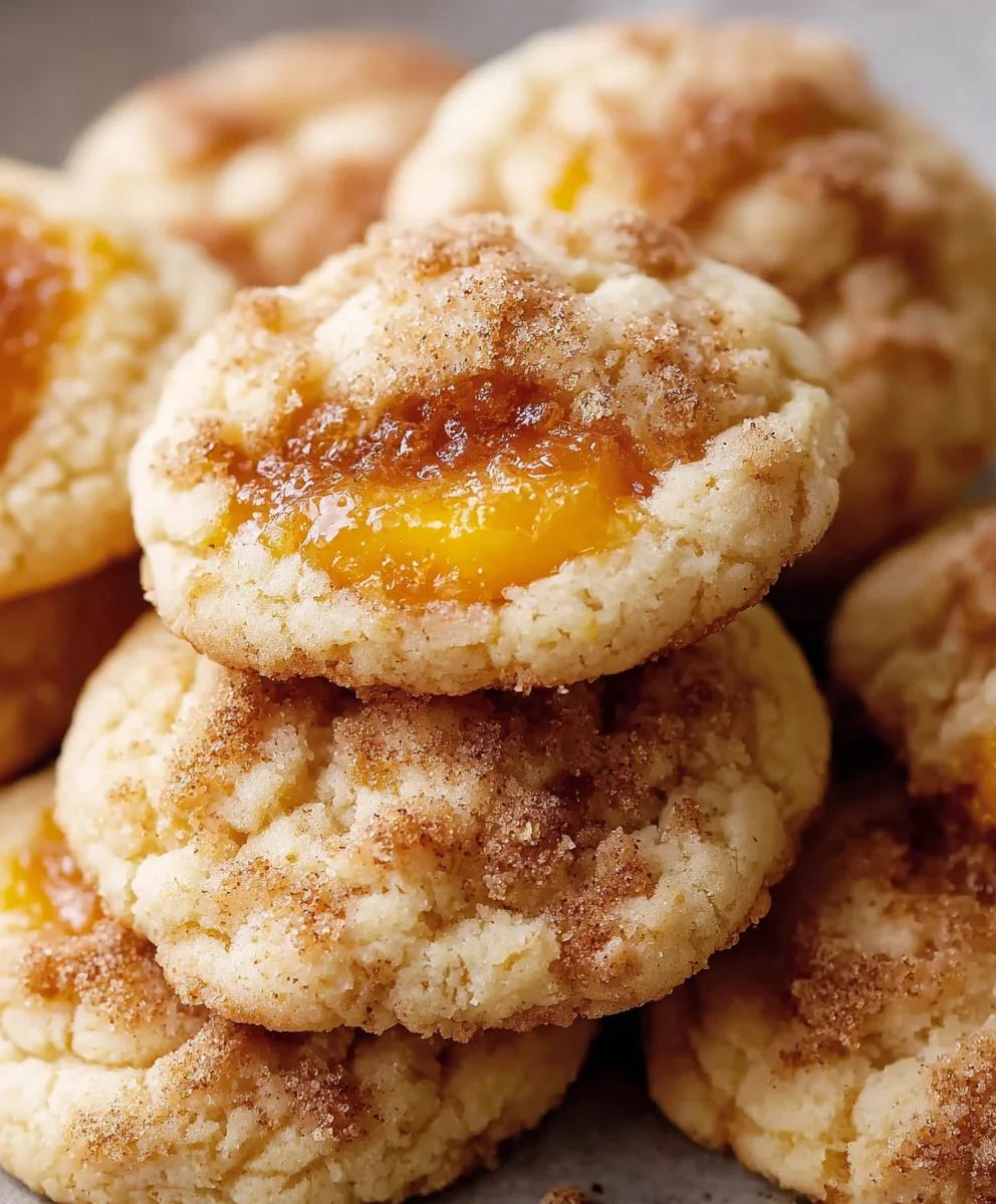 Easy Peach Cobbler Cookies-Sweet Peach Treat