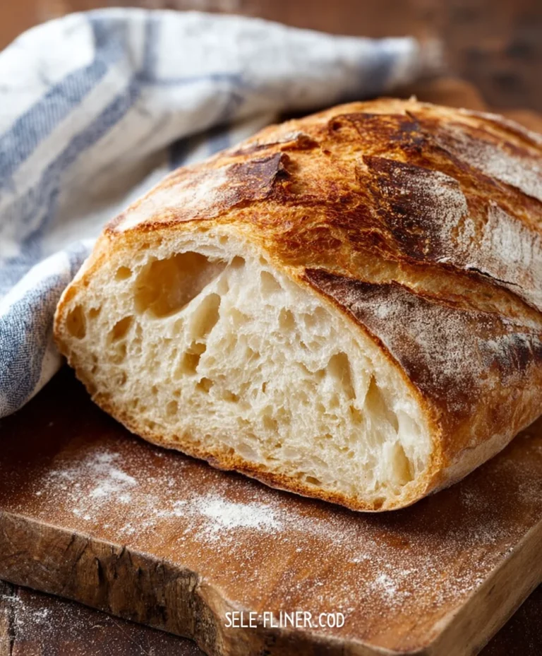 Easy Rustic Bread Recipe-Homemade & Delicious
