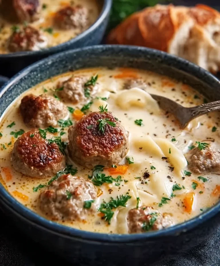 Cozy Beef Meatball Soup Recipe- Comforting & Easy