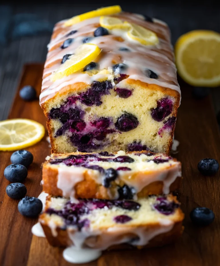 Lemon Blueberry Yogurt Loaf – Easy & Delicious Recipe