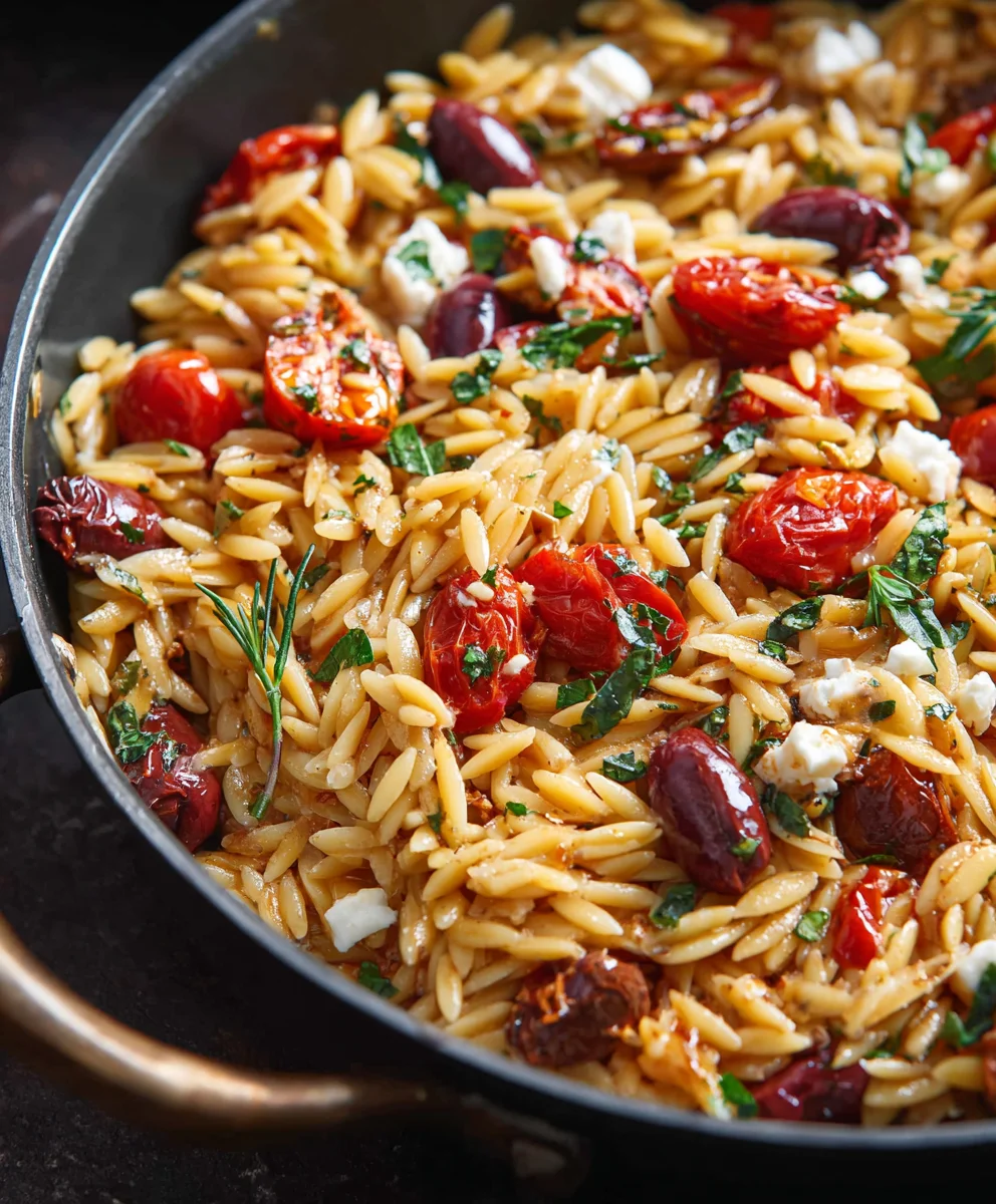 Flavorful Greek Orzo Pasta - Easy & Delicious Recipe