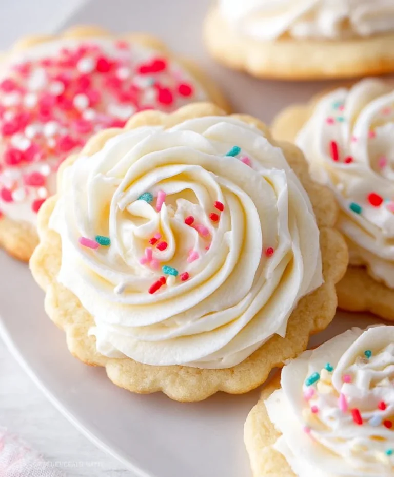 Best Buttercream Sugar Cookies- Easy Recipe