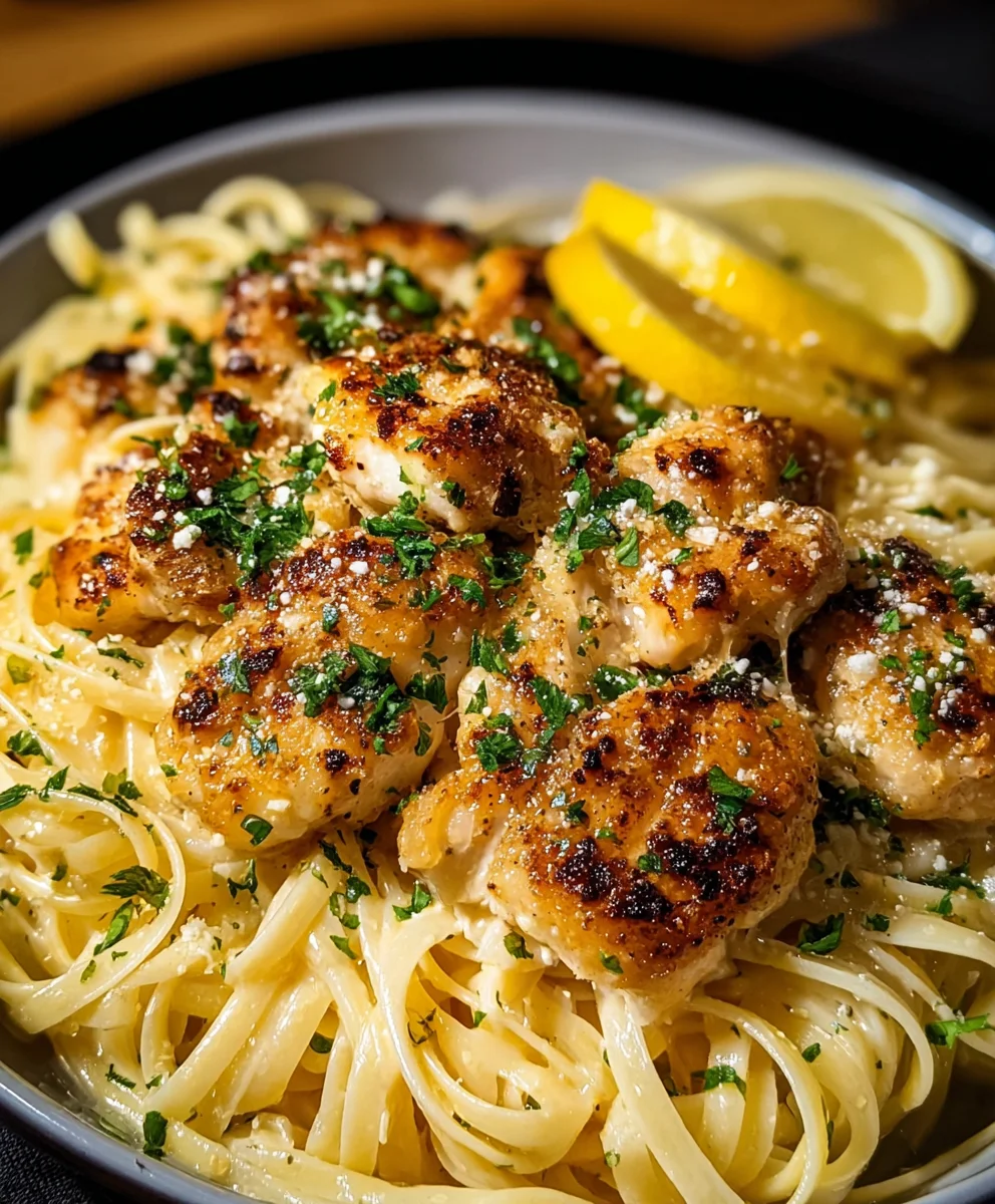 Lemon Parmesan Chicken Pasta Recipe