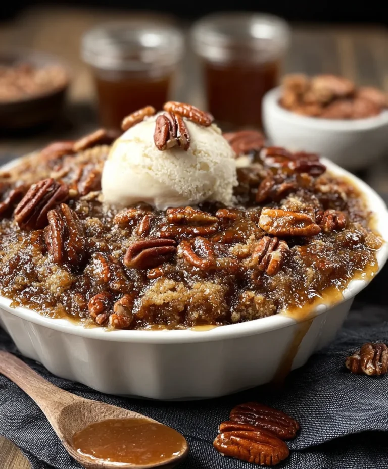 Easy Pecan Pie Cobbler Recipe-Sweet Dessert Delight