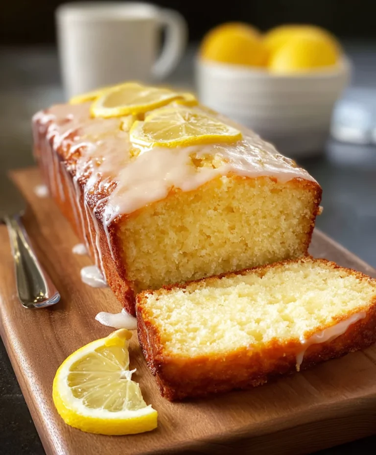 Zesty Lemon Loaf Recipe – Easy & Delicious