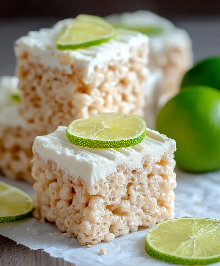 Key Lime Pie Rice Treats – Easy Citrus Dessert