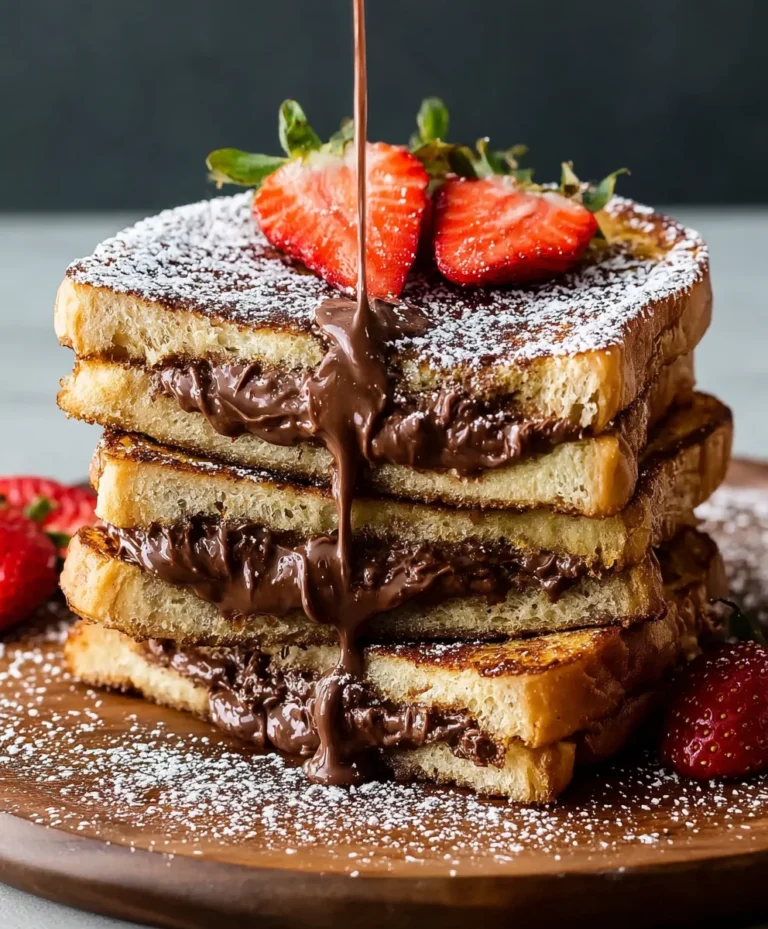 Nutella French Toast- Decadent Breakfast Treat