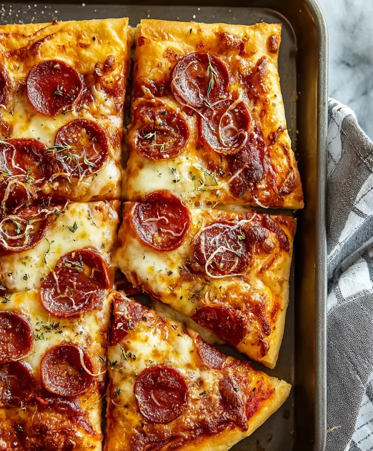 Sheet Pan Pizza-Quick Homemade Dough Recipe