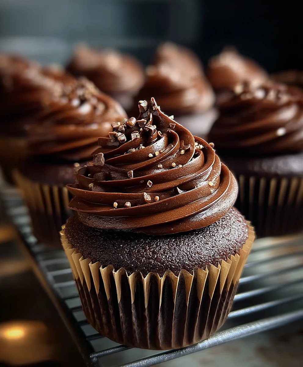Decadent Chocolate Fudge Cupcakes - Easy Recipe