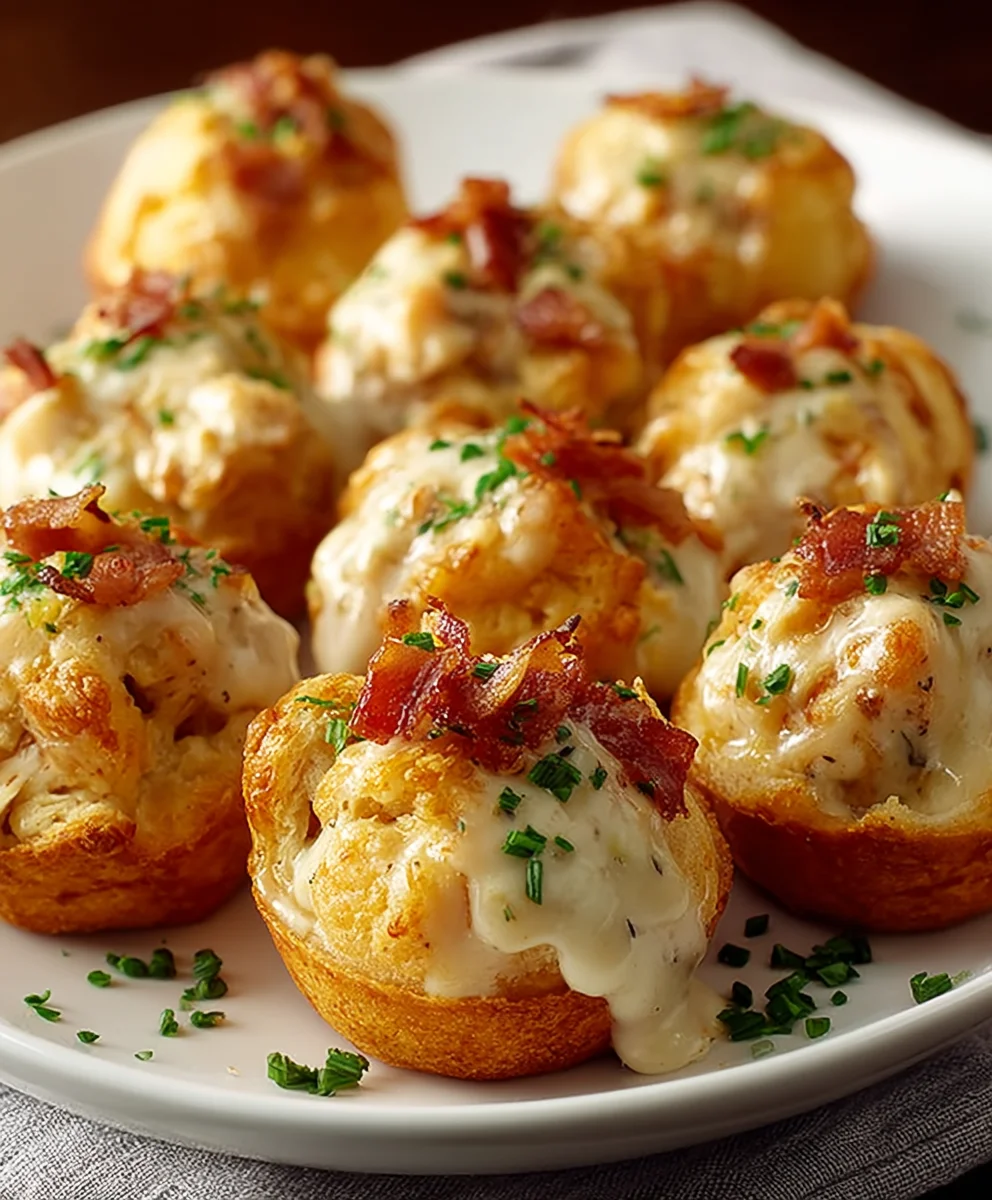 Chicken Alfredo Crazy Puffs - Little Caesars Copycat