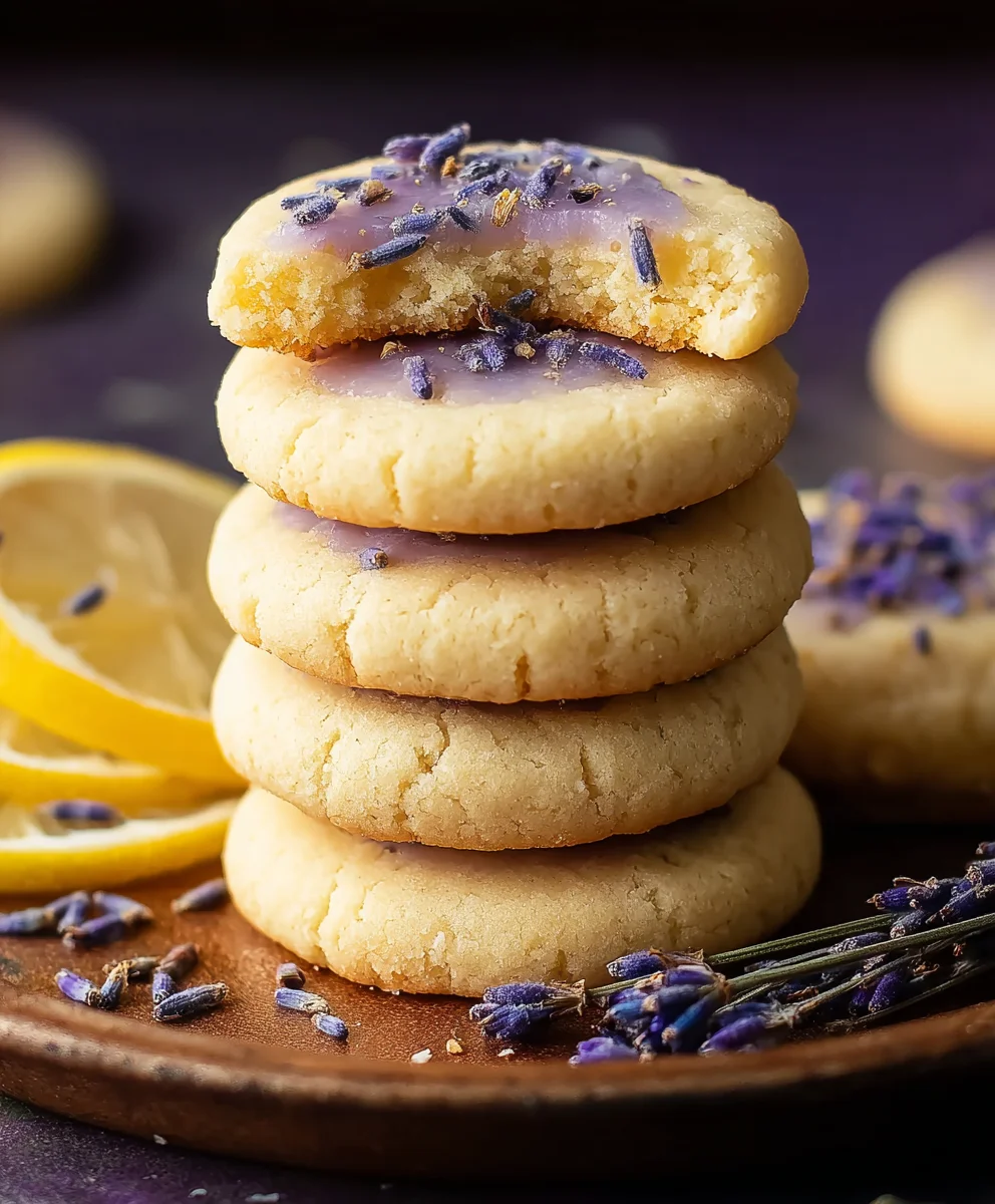 Buttery Lemon Lavender Cookies Recipe - Easy & Delicious