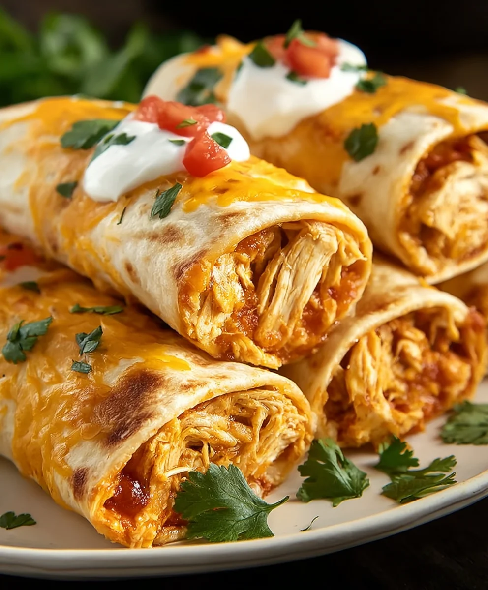 Easy Chicken Enchilada Roll Ups- Quick Weeknight Meal