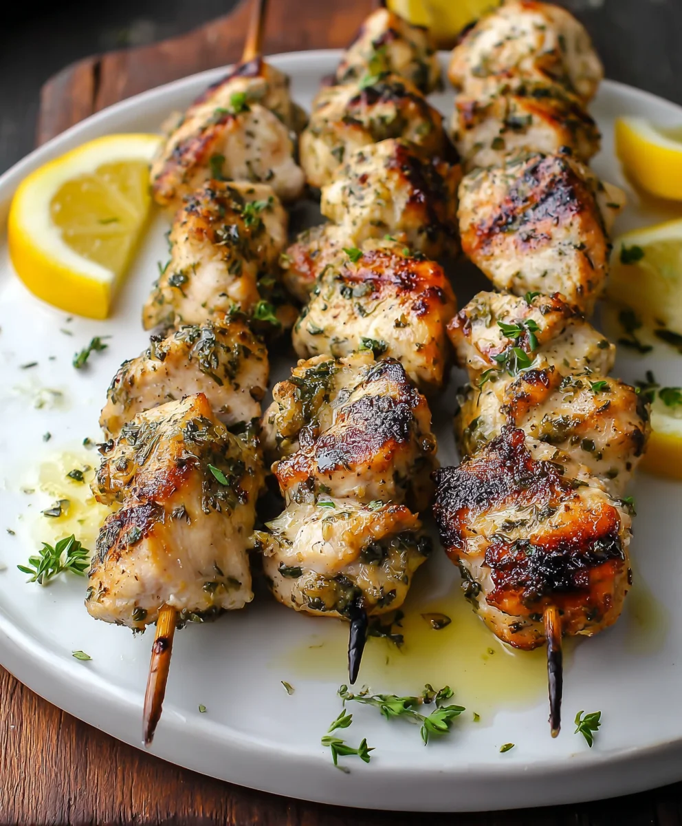 Lemon Herb Beef Skewers- Easy & Delicious Recipe