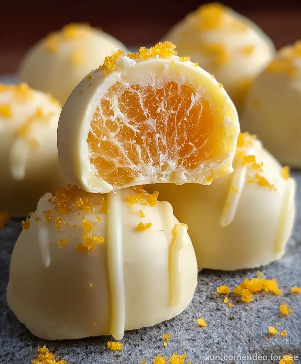 White Chocolate Orange Bliss - A Decadent Treat